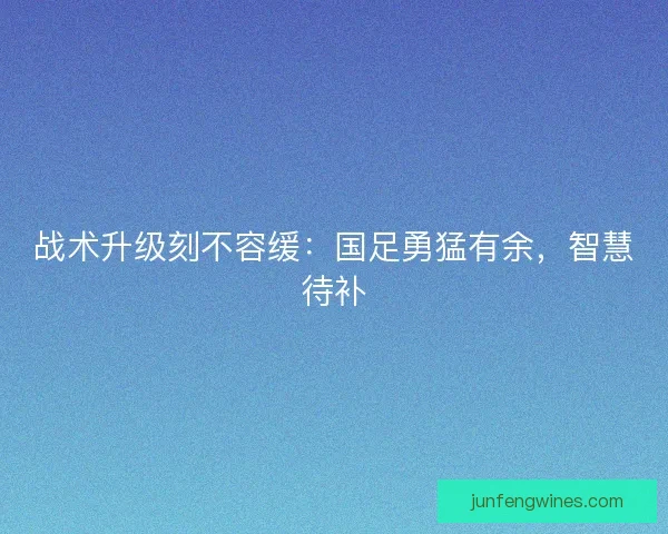 战术升级刻不容缓：国足勇猛有余，智慧待补